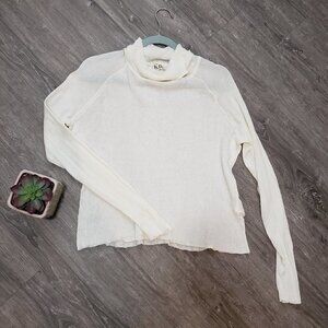 For Love & Lemons Knitz Turtleneck Crop Sweater S